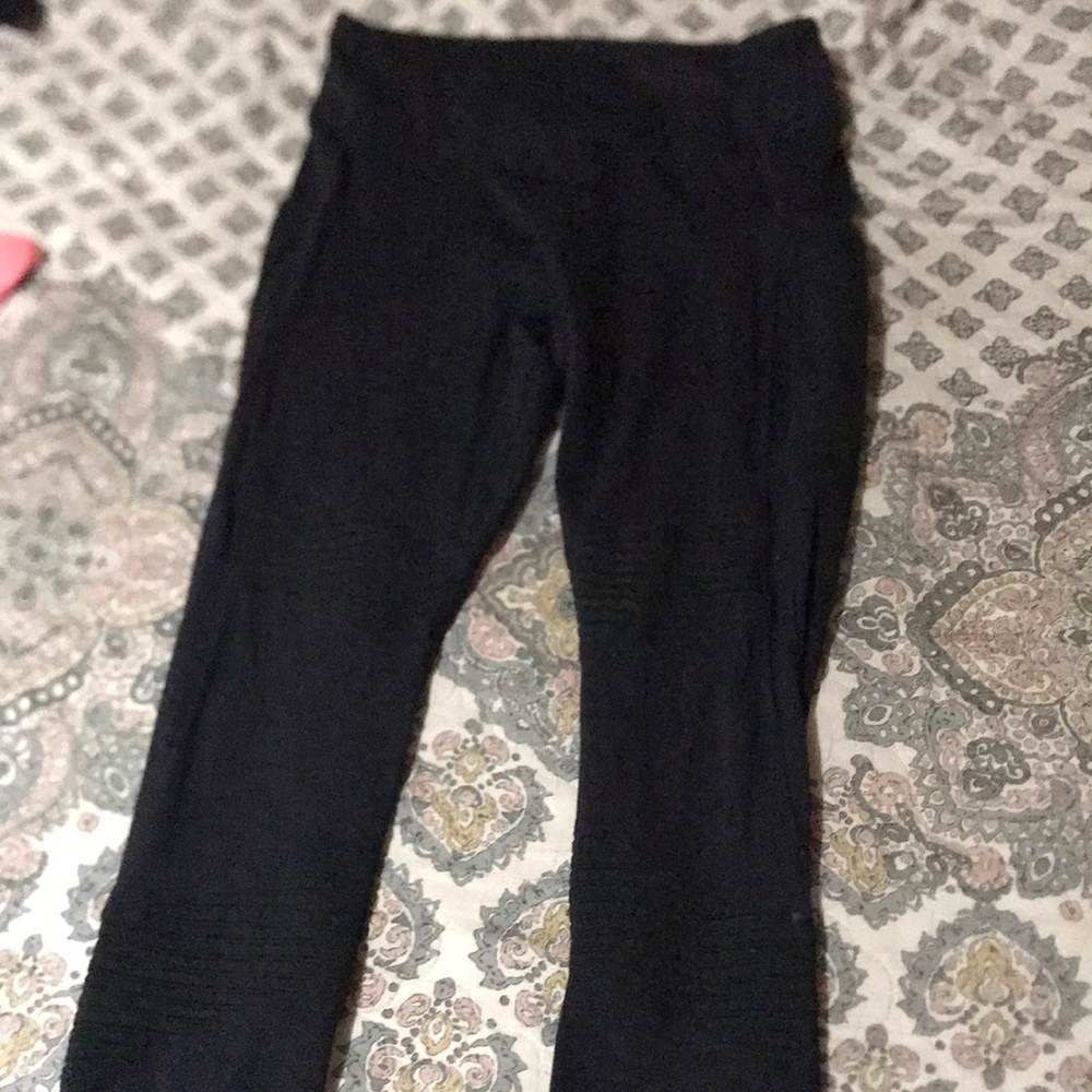 Large Black yoga pants